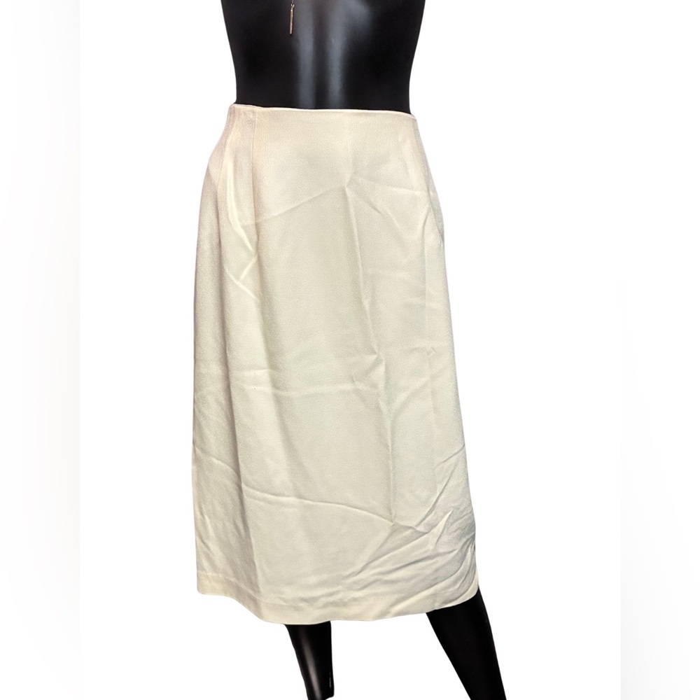 Jones New York Cream A-Line Skirt